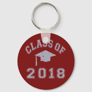 Chaveiro Classe De Graduação De 2018 - Cinzas