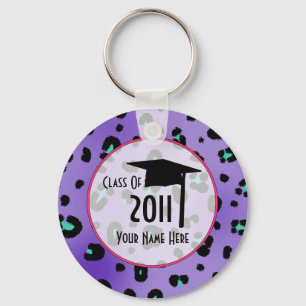 Chaveiro Classe de Graudation de 2011 - impressão roxo do