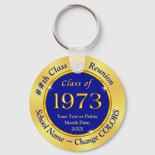 Chaveiro Classe de presentes 1973, personalizável por você