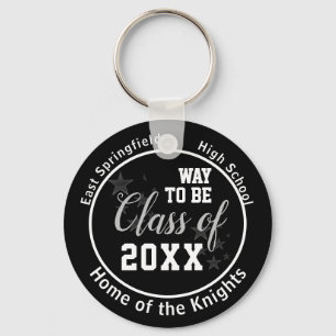 Chaveiro Classe de Segundo grau Personalizado Preto de 2023