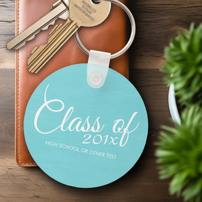Chaveiro Classe Personalizada de para Graduação ou Reunião  (Personalized Keychain - Graduation Party Favor)