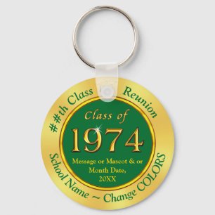 Chaveiro Classe Personalizada Dourada de Ideias de Presente