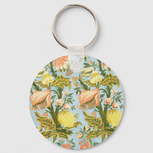 Chaveiro Classic Baroque Floral Fruit Damask Textile (Frente)