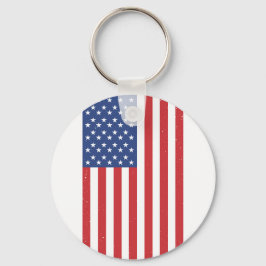 Chaveiro Classic Waving American Flag Design