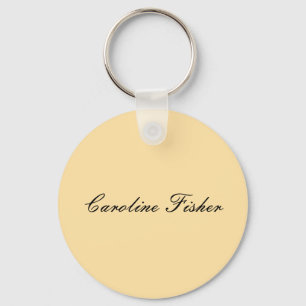 Chaveiro Clássico - Beige Simples Simples