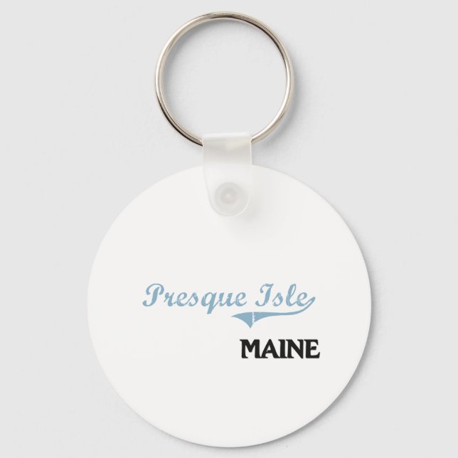 Chaveiro Clássico da Cidade de Isle Maine (Frente)