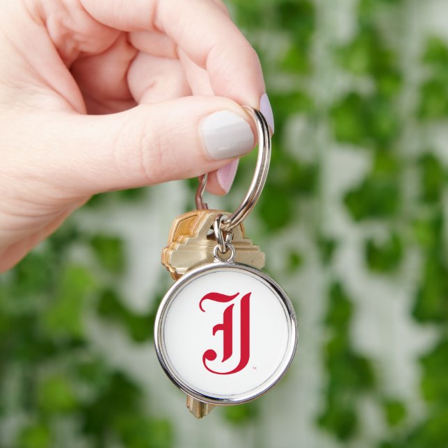 Chaveiro Clássico da Jacksonville State University Letra JS (Mão)