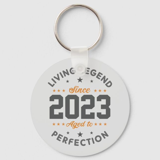 Chaveiro Clássico de Legenda Viável Personalizado (Frente)