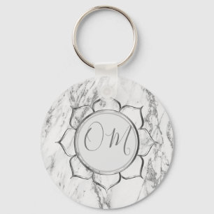 Chaveiro Clássico Elegante Marble OM