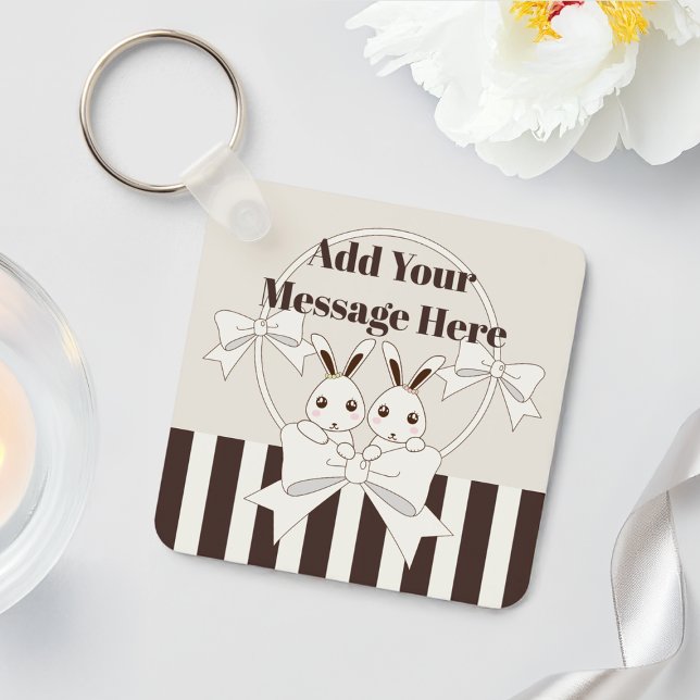 Chaveiro Clássico Personalizado Cinza Gêmeo Cinzento Clássi (Criador carregado)