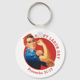 Chaveiro Clássico Vermelho ROSIE O RIVETOR