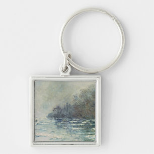 Chaveiro Claude Monet a ruptura acima em Vetheuil, c.1883