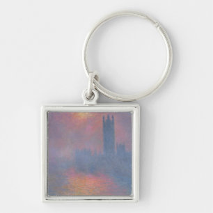 Chaveiro Claude Monet as casas do parlamento, Londres