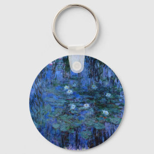 Chaveiro Claude Monet Blue Water Lily
