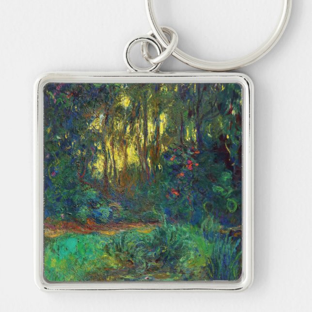 Chaveiro Claude Monet - Canto de uma Lagoa com Nenúfares (Frente)