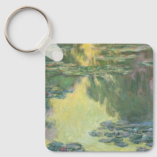 Chaveiro Claude Monet Classic Painting, Waterlily (1907) (Frente)