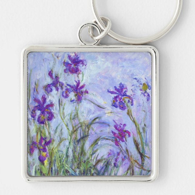 Chaveiro Claude Monet - Íris Lilases / Iris Mauves (Frente)