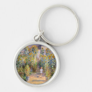 Chaveiro Claude Monet o jardim do artista em Vétheuil, 1880