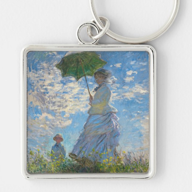 Chaveiro Claude Monet - O Promenade, Mulher com Parasol (Frente)