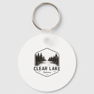 Chaveiro Clear Lake Indiana Ao Ar Livre Vintage