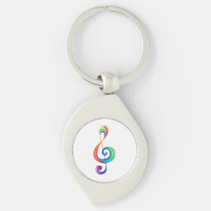 Chaveiro Clef (trecho de arco-íris)