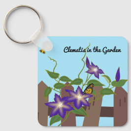 Chaveiro Clematis no Jardim