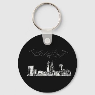 Chaveiro Cleveland Skyline