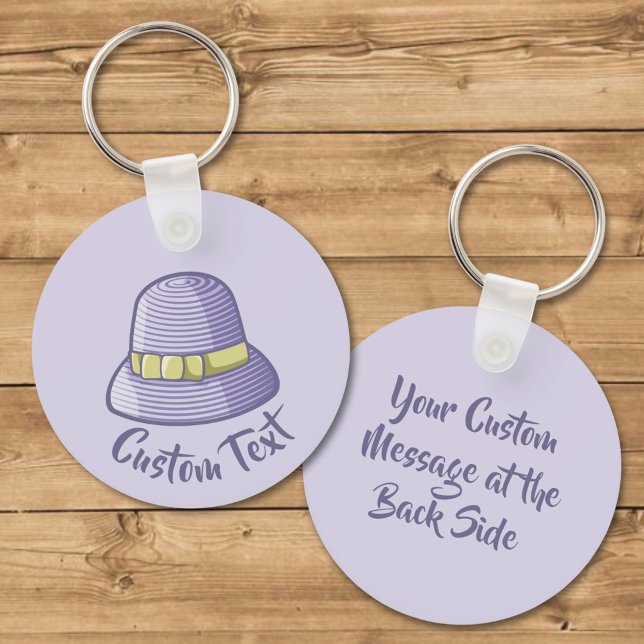 Chaveiro Cloche Hat Lilac (Criador carregado)