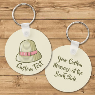 Chaveiro Cloche Hat Yellow