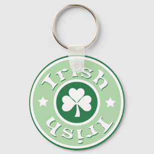 Chaveiro Clover Green Irish Circle
