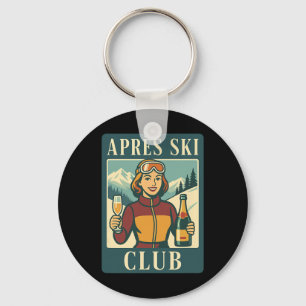 Chaveiro Clube Après Ski Esqui Retro Après Ski Férias de In