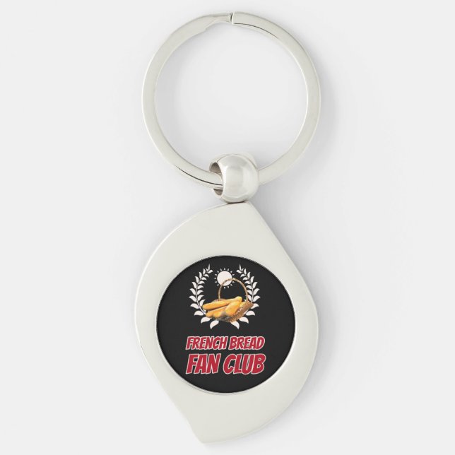 Chaveiro Clube de Fãs de Pão Francês Design (Frente)