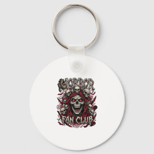Chaveiro Clube de Fãs de Terror Halloween Crânio Gritante C