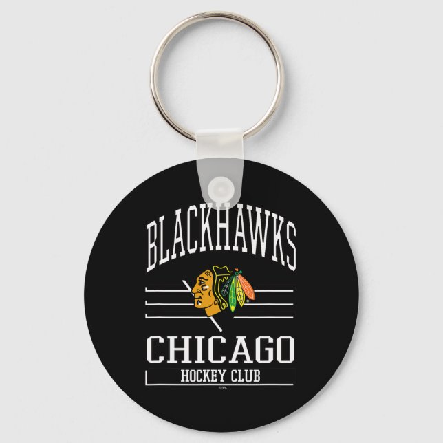 Chaveiro Clube de Hóquei Chicago Blackhawks Vermelho Licenc (Frente)