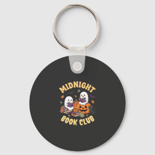 Chaveiro Clube de Leitura de Fantasmas do Halloween Desenho