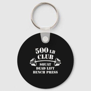 Chaveiro Clube de Levantamento de Peso de 500 Libras Academ
