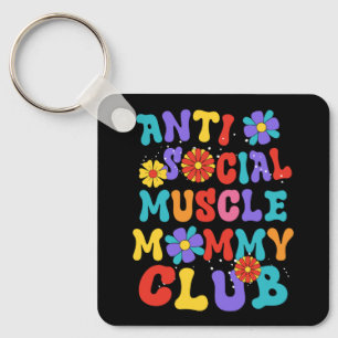 Chaveiro Clube de Mamães Musculares Anti-Social Groovy Pump