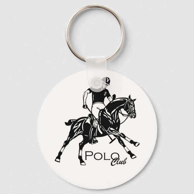 Chaveiro clube de polo equestre (Frente)