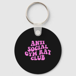Chaveiro Clube de Rato de Academia Anti Social Engraçado Ac