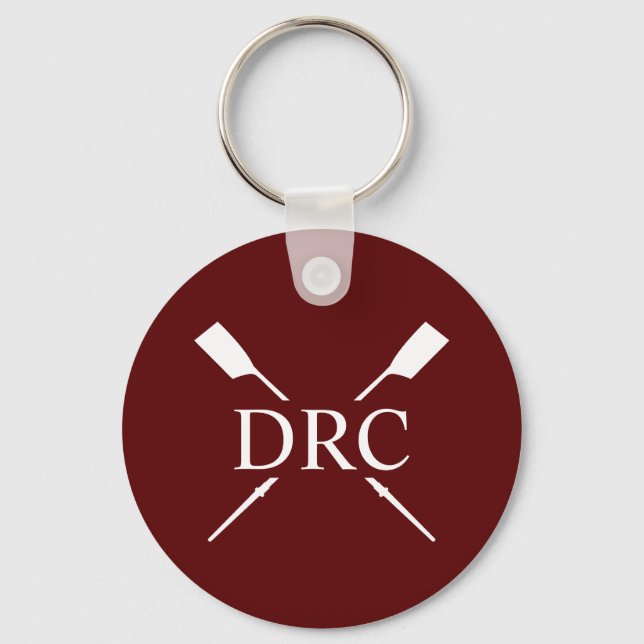 Chaveiro Clube de Remo Personalizado Monograma (Frente)