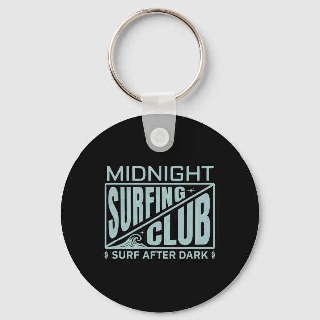 Chaveiro Clube de Surf Noturno dos Surfistas Vida de Surfis (Frente)