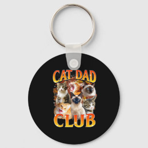 Chaveiro Clube do Pai de Gato Engraçado A Vida é Melhor Com