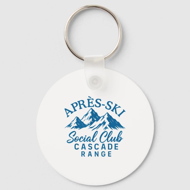 Chaveiro clube social de après ski cascade range  (Frente)