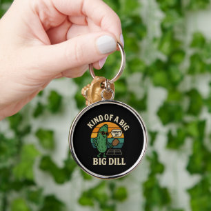 Chaveiro Clube Social de Pickleball Engraçado Big Dill