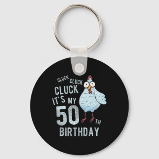 Chaveiro Cluck Engraçado É Meu Aniversário De 50 Anos Fazen