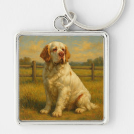 Chaveiro Clumber Spaniel