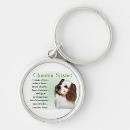 Chaveiro Clumber Spaniel Heritage of Love