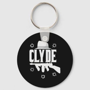 Chaveiro Clyde E Bonnie Halloween Correspondendo Casais Cos