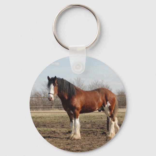 Chaveiro clydesdale (Frente)