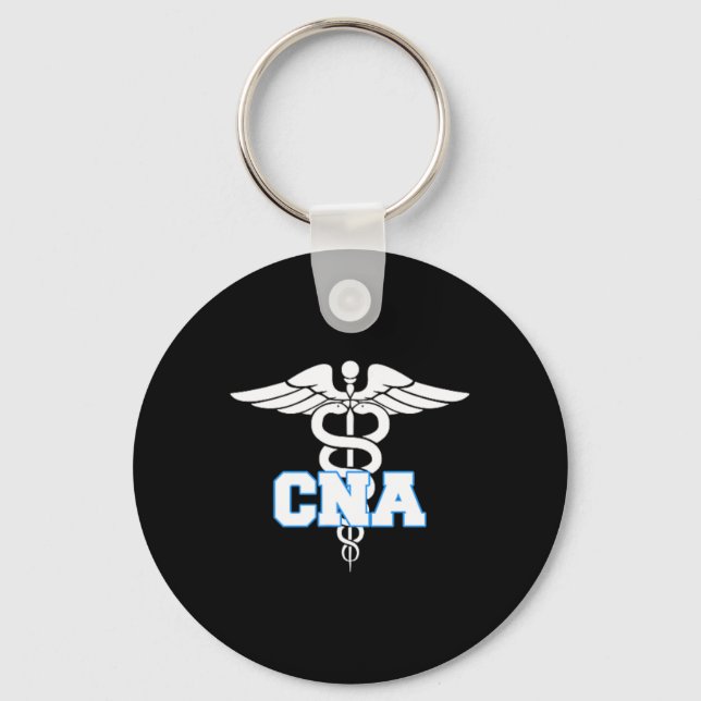 Chaveiro Cna Caduceus Símbolo Médico Presentes (Frente)